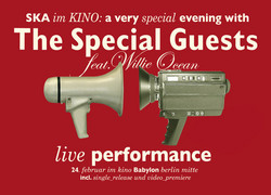 Flyer: The Special Guests – Konzert Kino Babylon (Vorn)