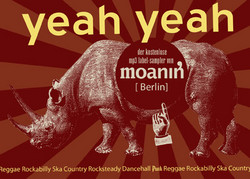 Flyer: moanin Labelflyer (Vorn)